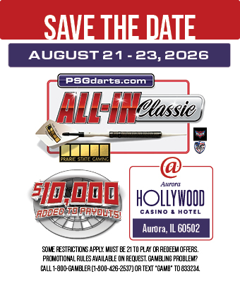 Prairie State Gaming All-in Classic Dart Tournament at Hollywood Casino Joliet