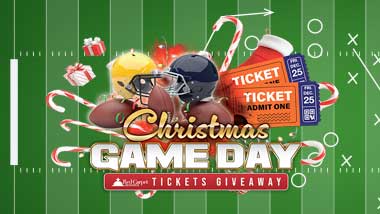 Christmas game day tickets giveaway, bears tickets giveaway