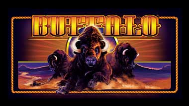The Buffalo gold slots game logo