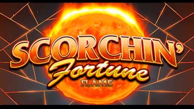 scorchin' fortune slots game logo 