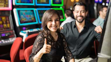 thumbs up couple